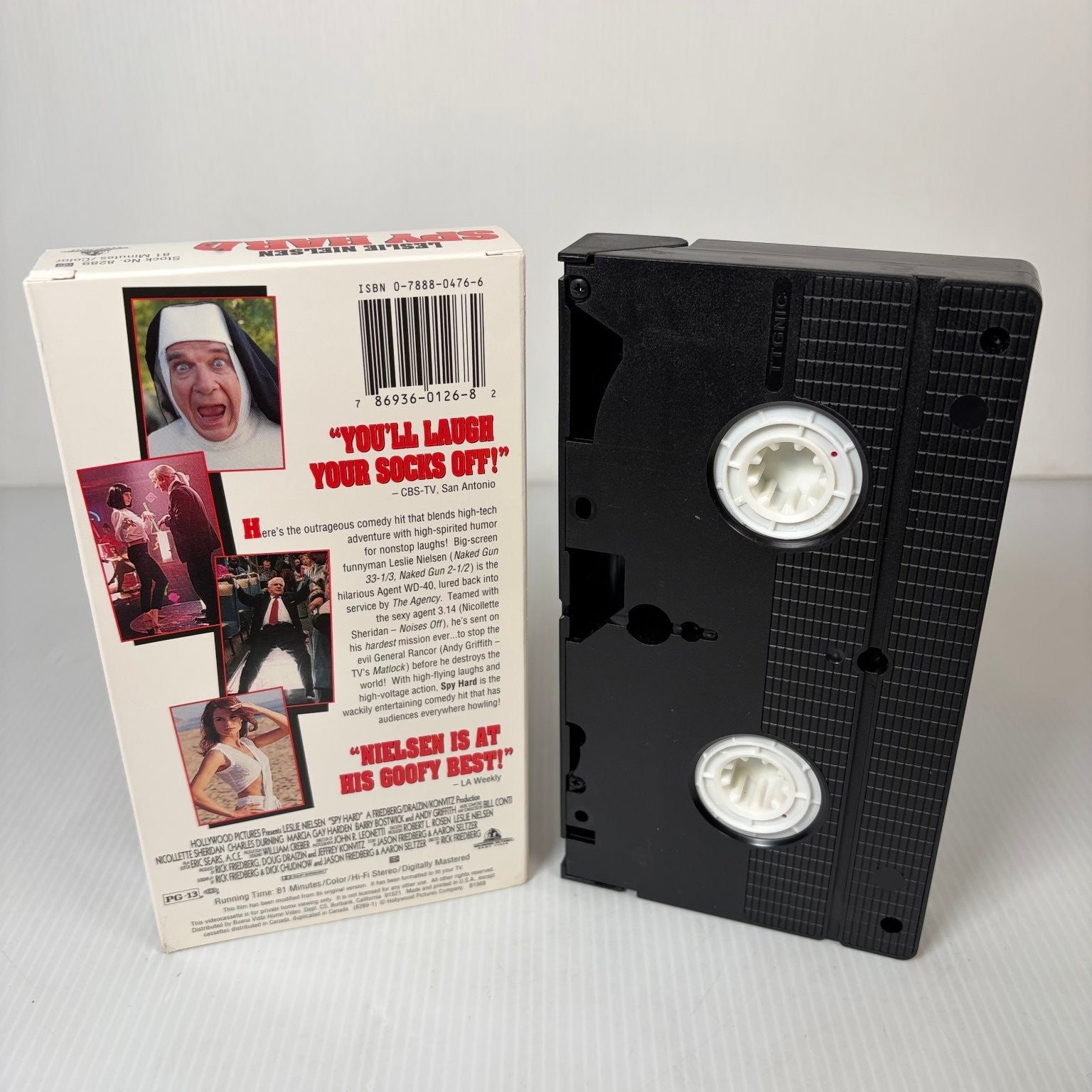 SPY HARD VHS 1996 Comedy Leslie Nielsen Buena Vista Home Entertainment PG-13