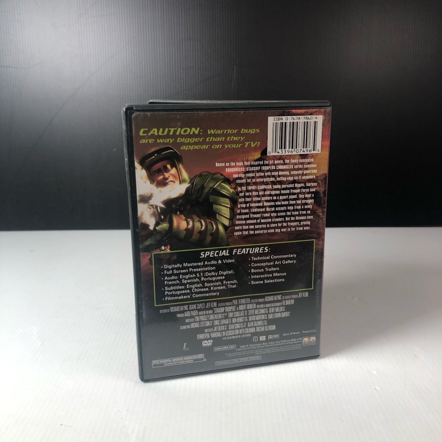 Roughnecks: Starship Troopers Chronicles - The Tophet Campaign DVD 2002 Sci-Fi