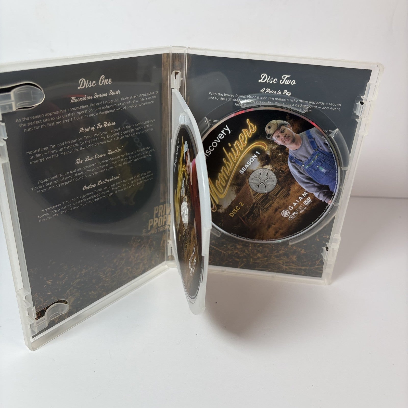 Moonshiners Season 1 DVD Discovery Channel Reality TV Series Complete First