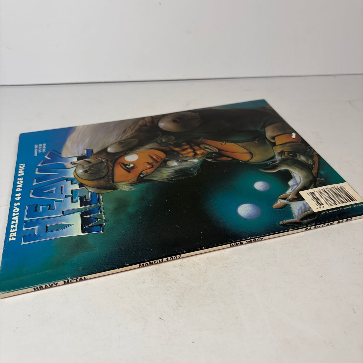Heavy Metal Magazine March 1997 Frezzato's 44 Page Epic Sci-Fi Fantasy