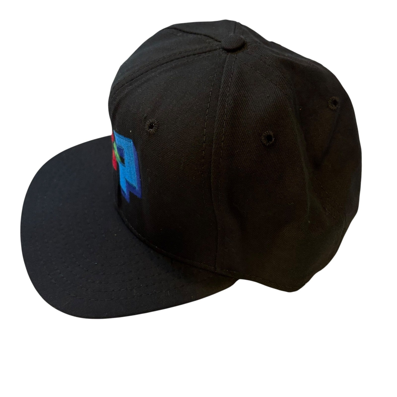 Vintage Digital Pictures Logo Black Snapback Hat New Era Pro Video Game Promo