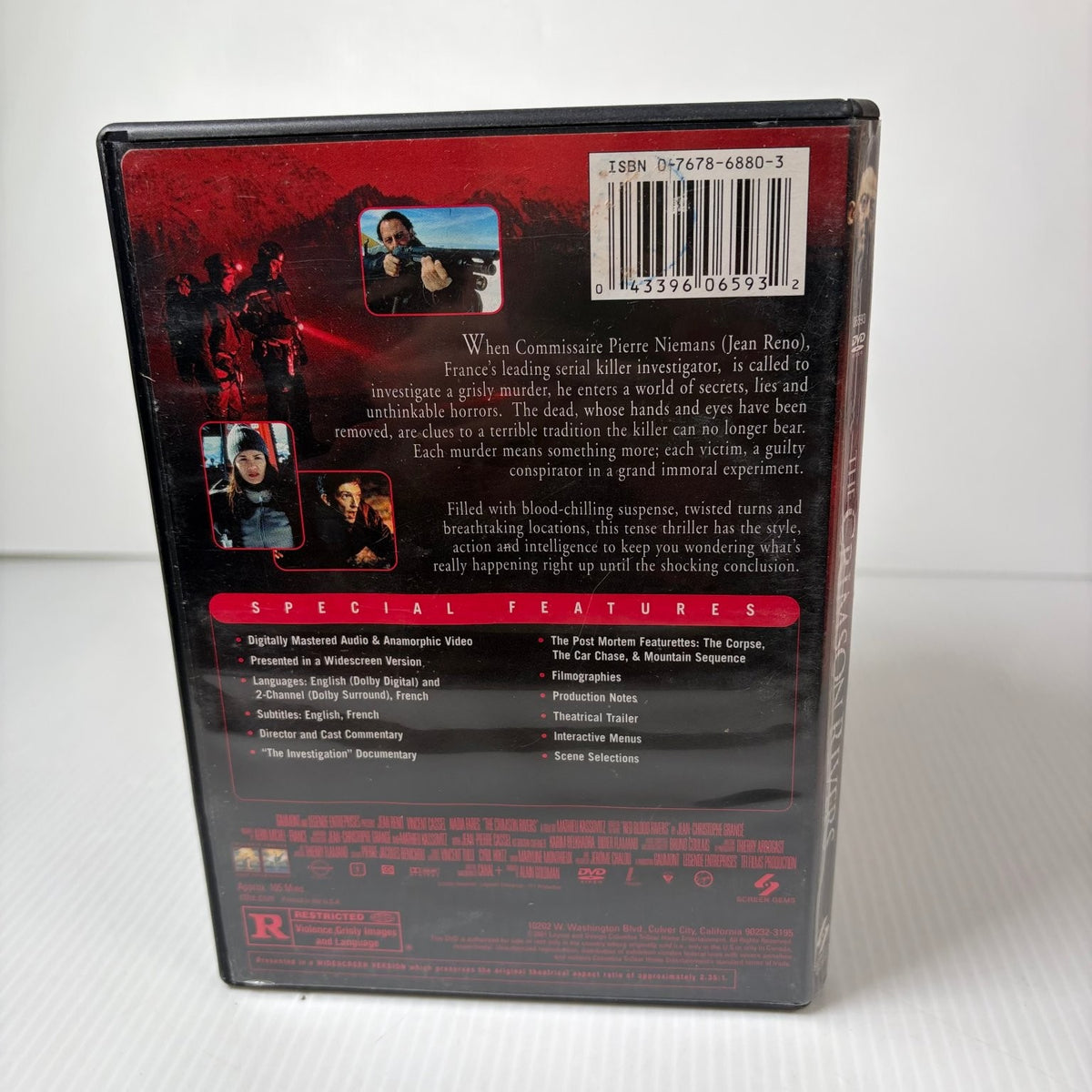 The Crimson Rivers DVD 2000 Special Edition Jean Reno Vincent Cassel Thriller
