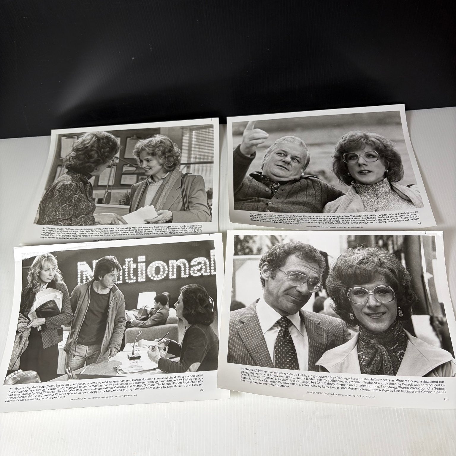 Vintage Tootsie Movie Press Kit Photo Lot of 13 Dustin Hoffman Jessica Lange
