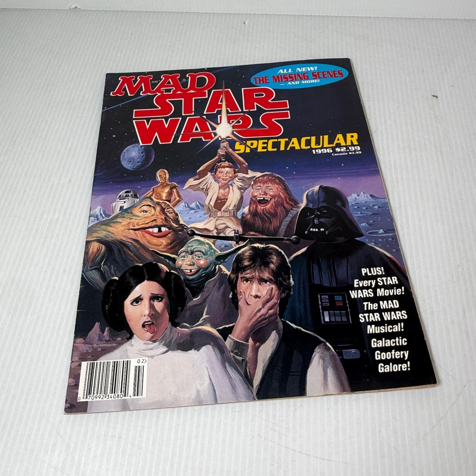 MAD Star Wars Spectacular Magazine 1990 Missing Scenes Parody Humor