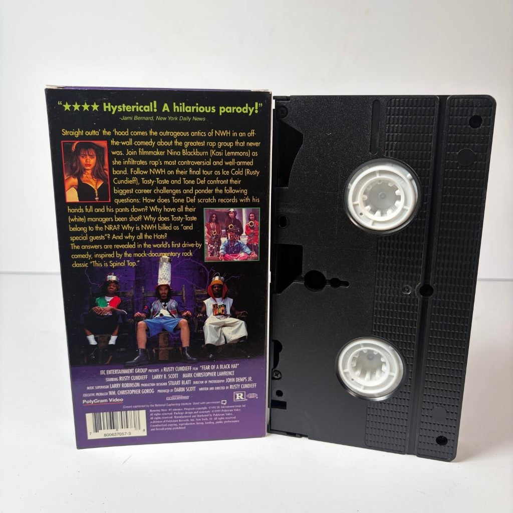 Fear of a Black Hat VHS 1994 Rusty Cundieff Rap Comedy PolyGram Video R
