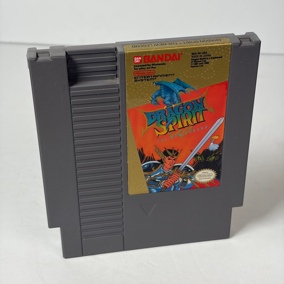 Dragon Spirit The New Legend NES Nintendo Bandai 1989 Vintage Game Cartridge