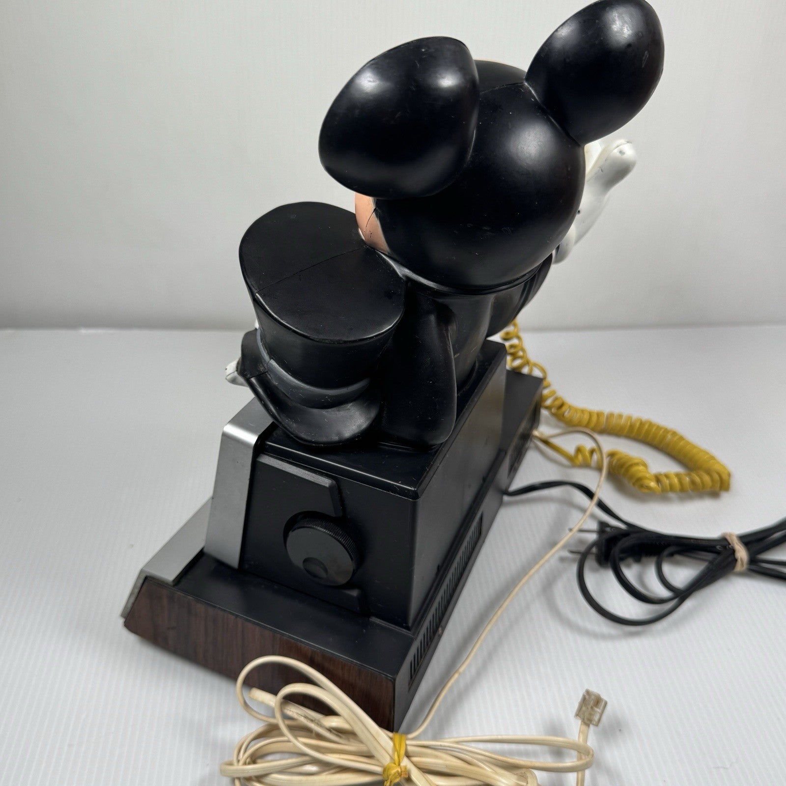 Unisonic Mickey Mouse Phone Radio Alarm Clock Model 6052 AS IS For Repair