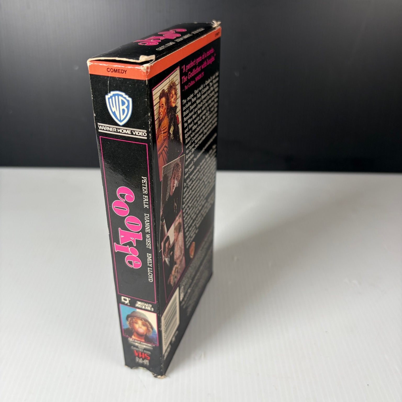 Cookie VHS 1990 Comedy Original Release Warner Home Video R Rated