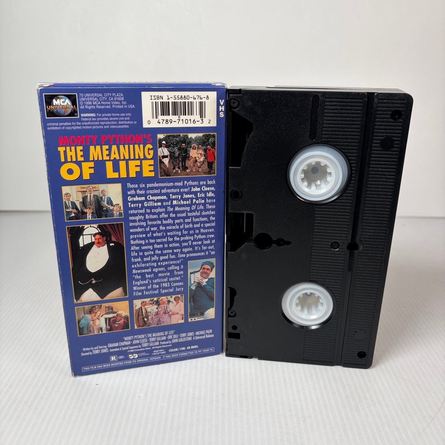 Monty Python's The Meaning of Life VHS 1983 Comedy Musical MCA Universal