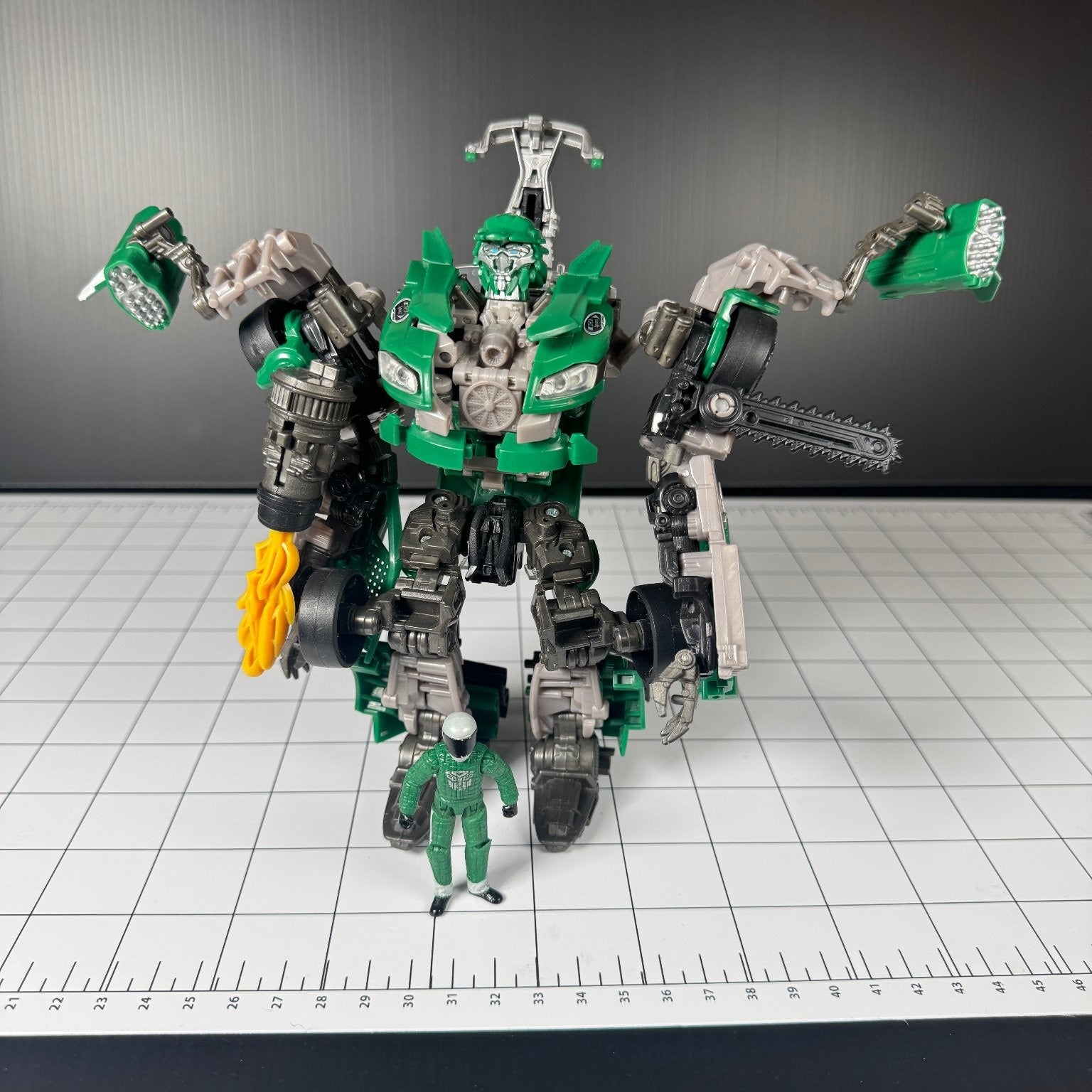 Transformers Dark of the Moon Movie Human Alliance Roadbuster Near Complete