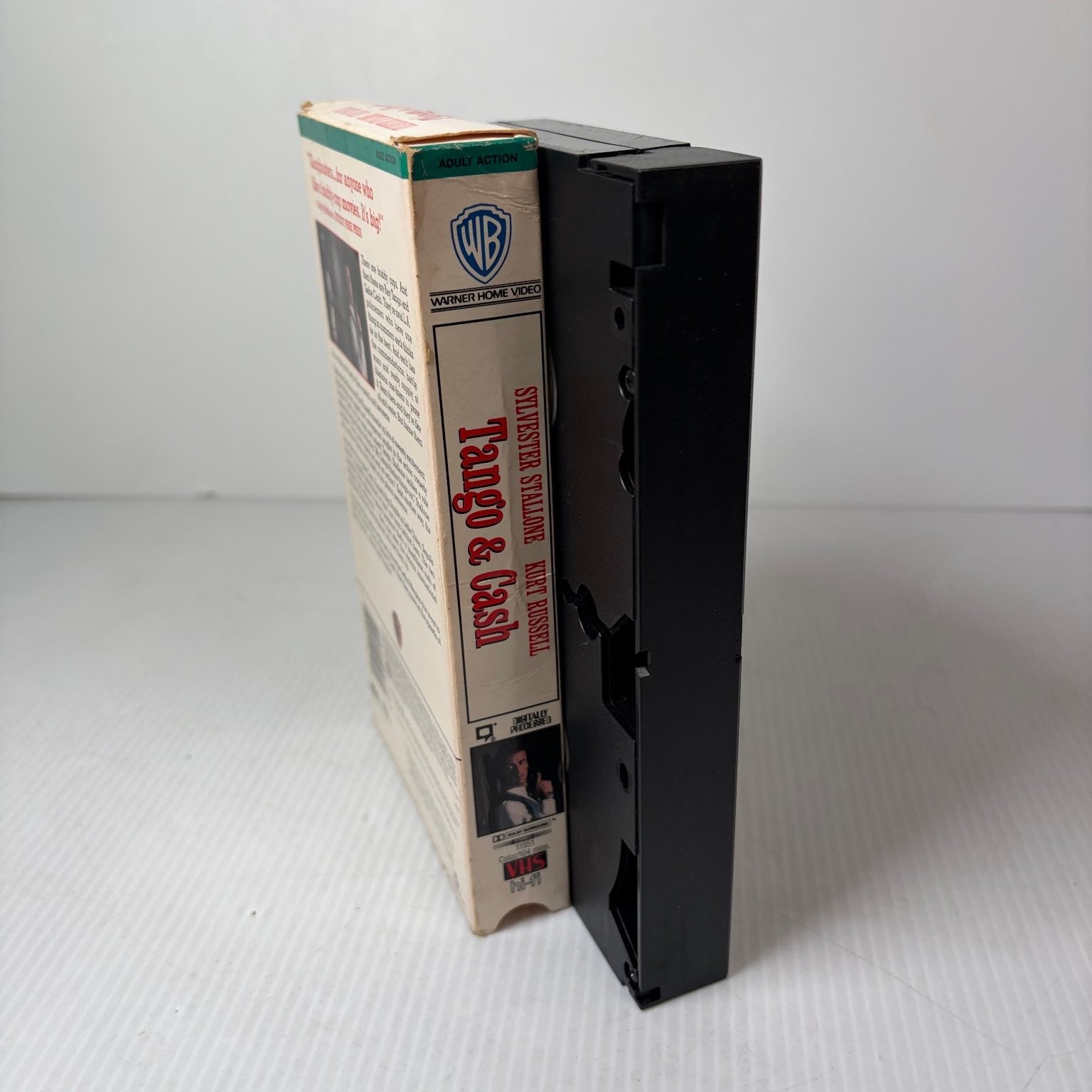 Tango & Cash VHS 1989 Action Comedy Sylvester Stallone Warner Home Video