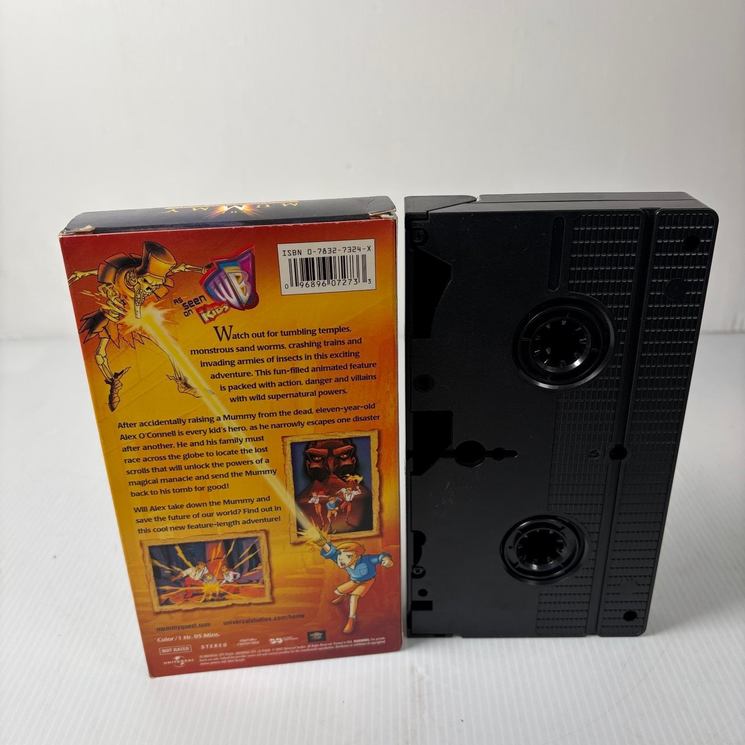 The Mummy Quest for the Lost Scrolls VHS 2002 Animated Action Universal