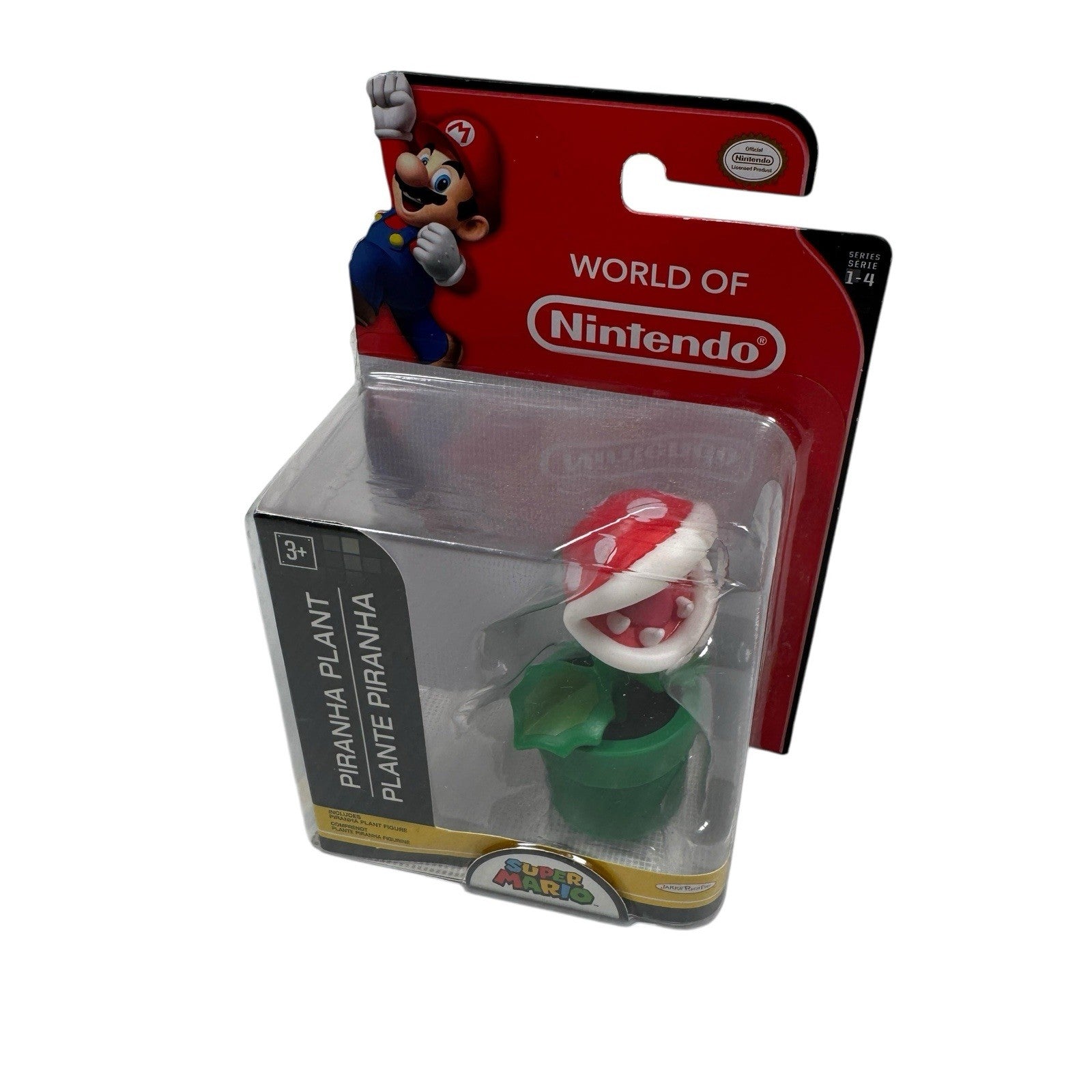 Piranha Plant Figure World of Nintendo Series 1-1 2.5" Figure New Factory Sealed