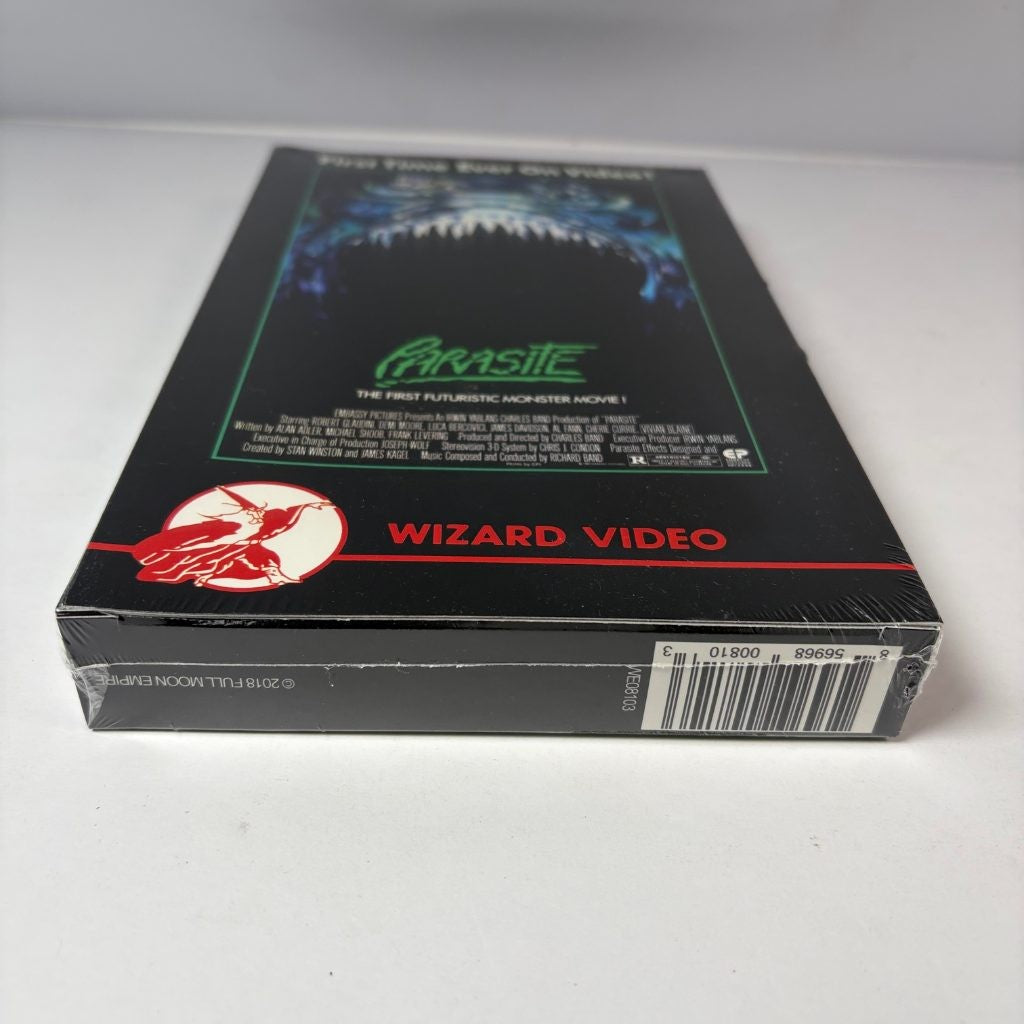 Parasite VHS Wizard Video Full Moon Limited Ed 2026 Big Box Demi Moore Horror