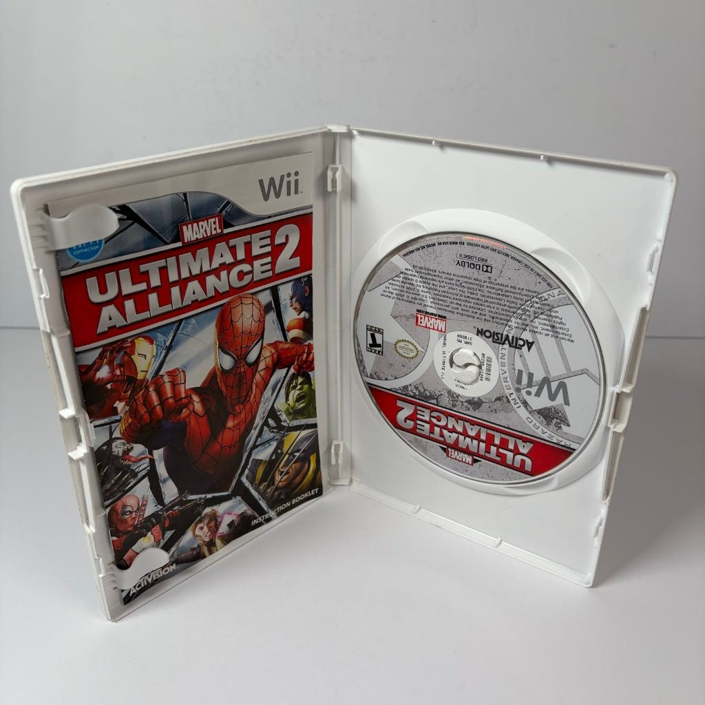Marvel Ultimate Alliance 2 Nintendo Wii 2009 Activision CIB Complete w/ Manual