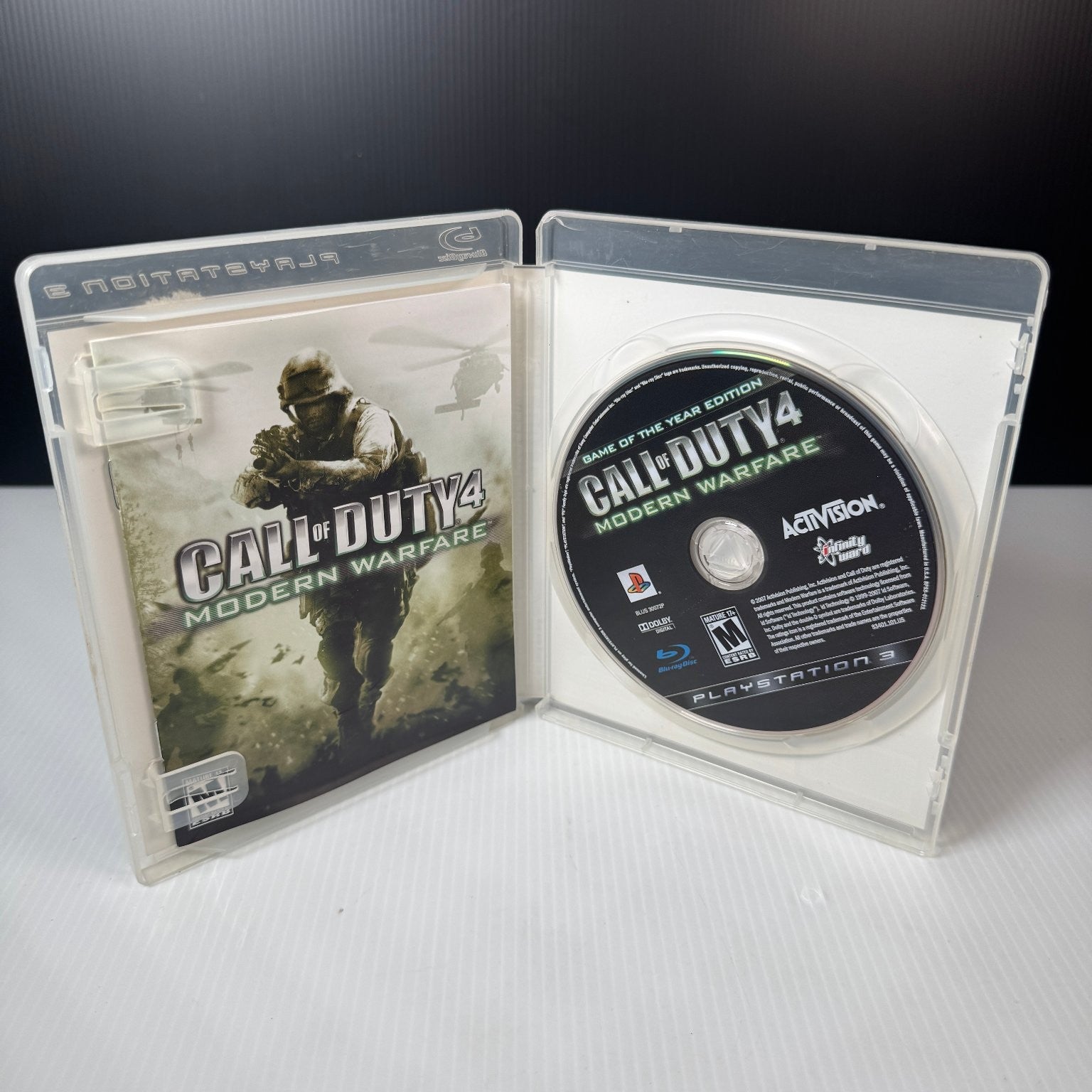 Call of Duty 4 Modern Warfare Game of the Year Edition PS3 Game Complete CIB