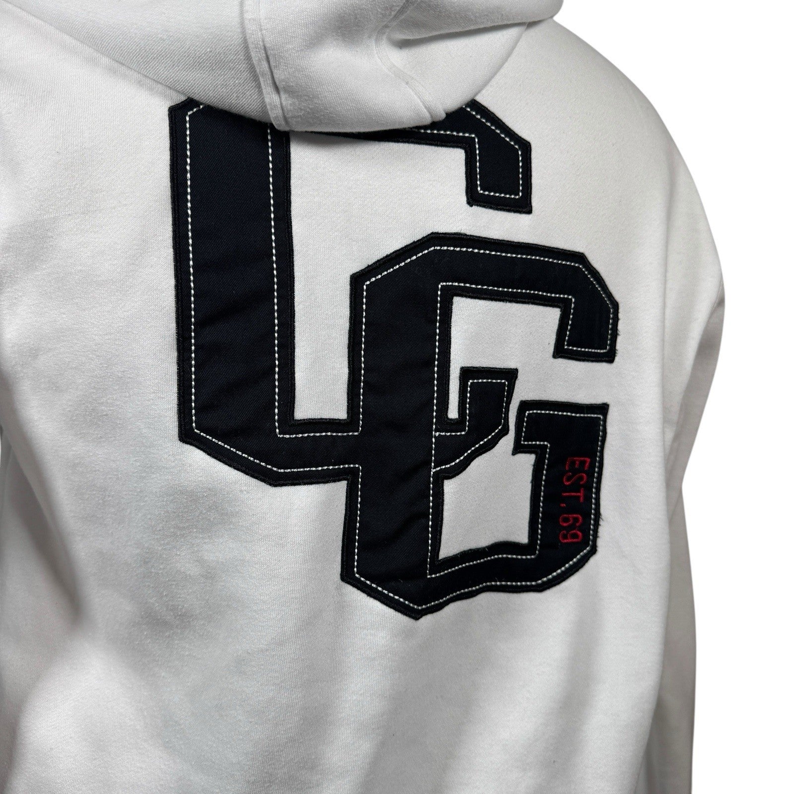 Coogi Australia Zip-Up Hoodie w/ Embroidery & Mesh Lined Hood