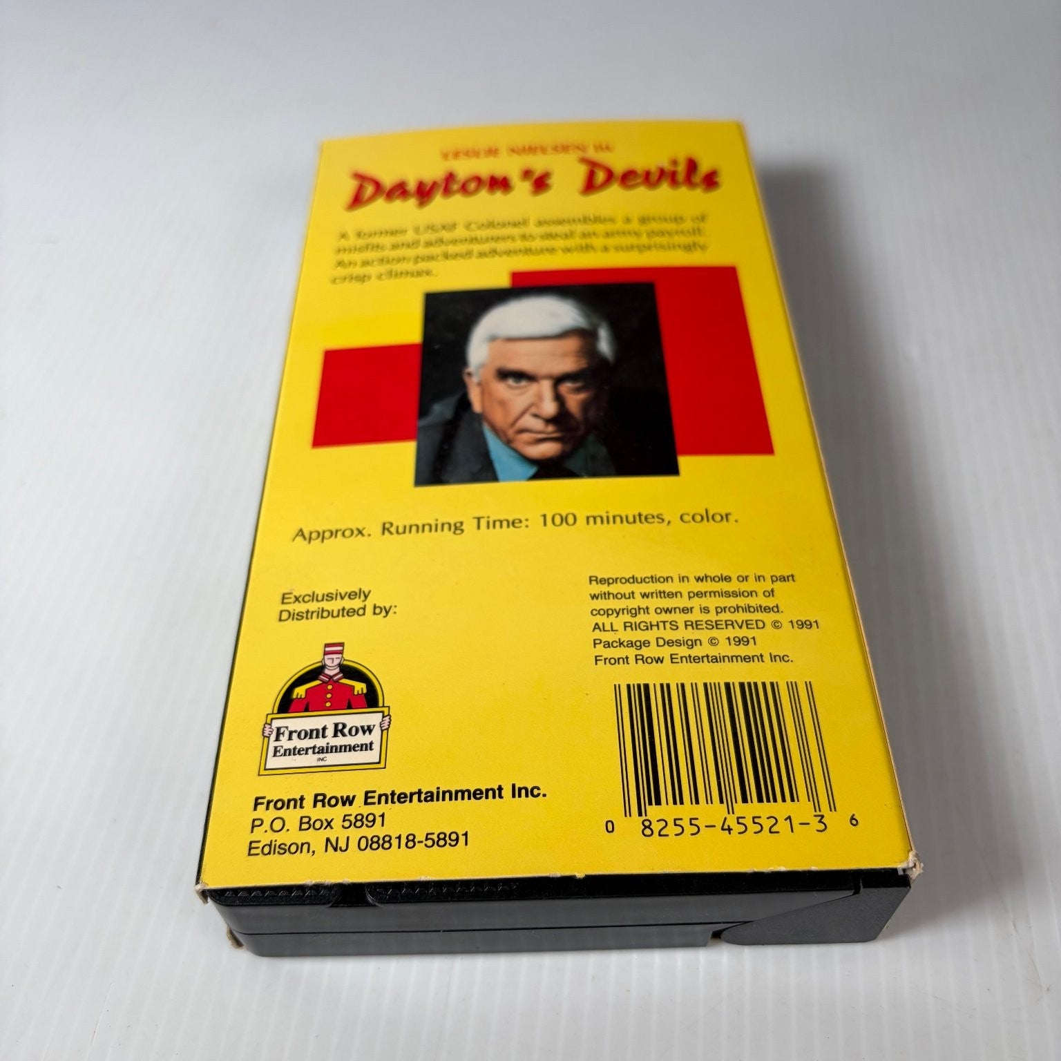 Dayton's Devils VHS 1991 Action Leslie Nielsen Front Row Entertainment