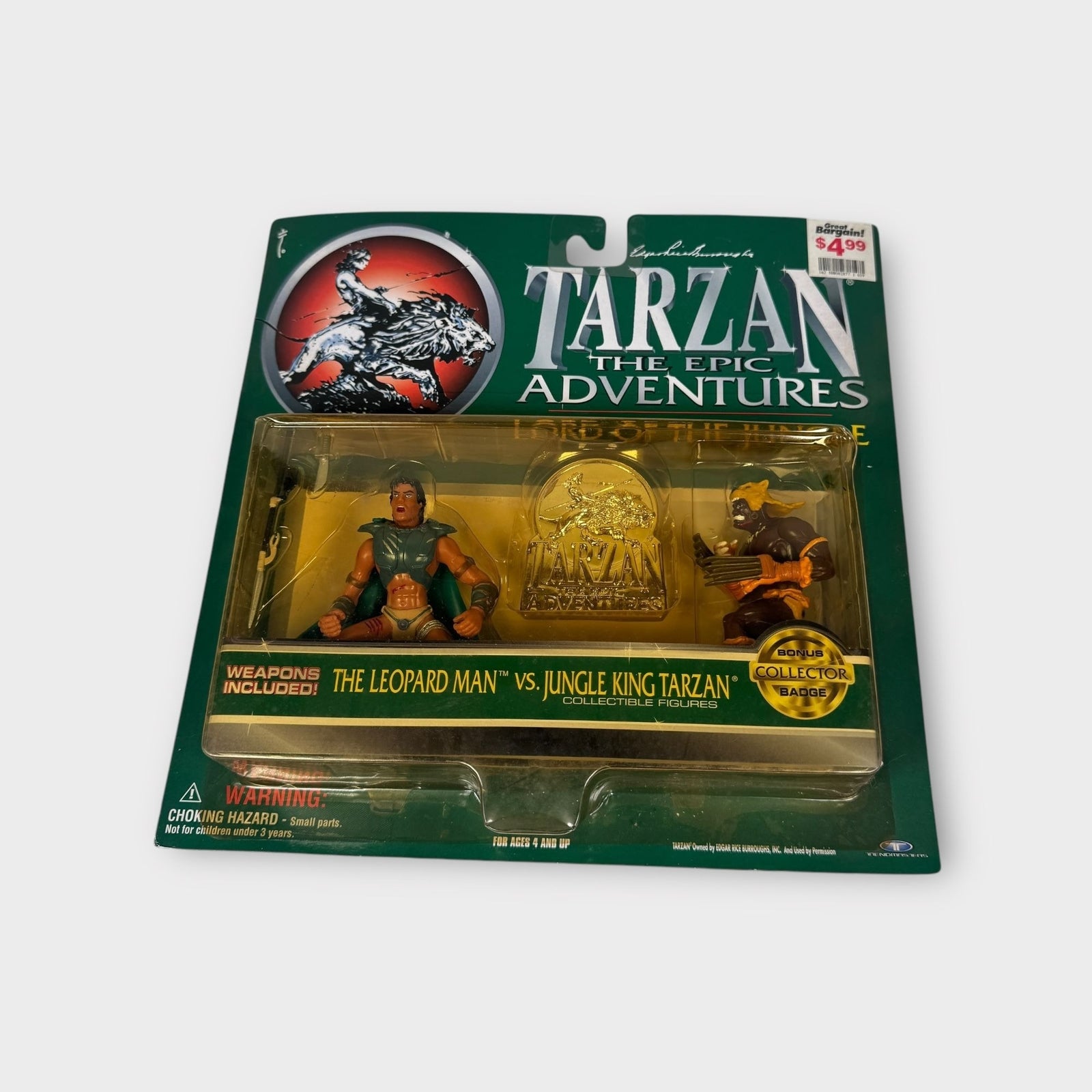 Tarzan The Epic Adventures The Leopard Man Vs Jungle King Tarzan Action Figures
