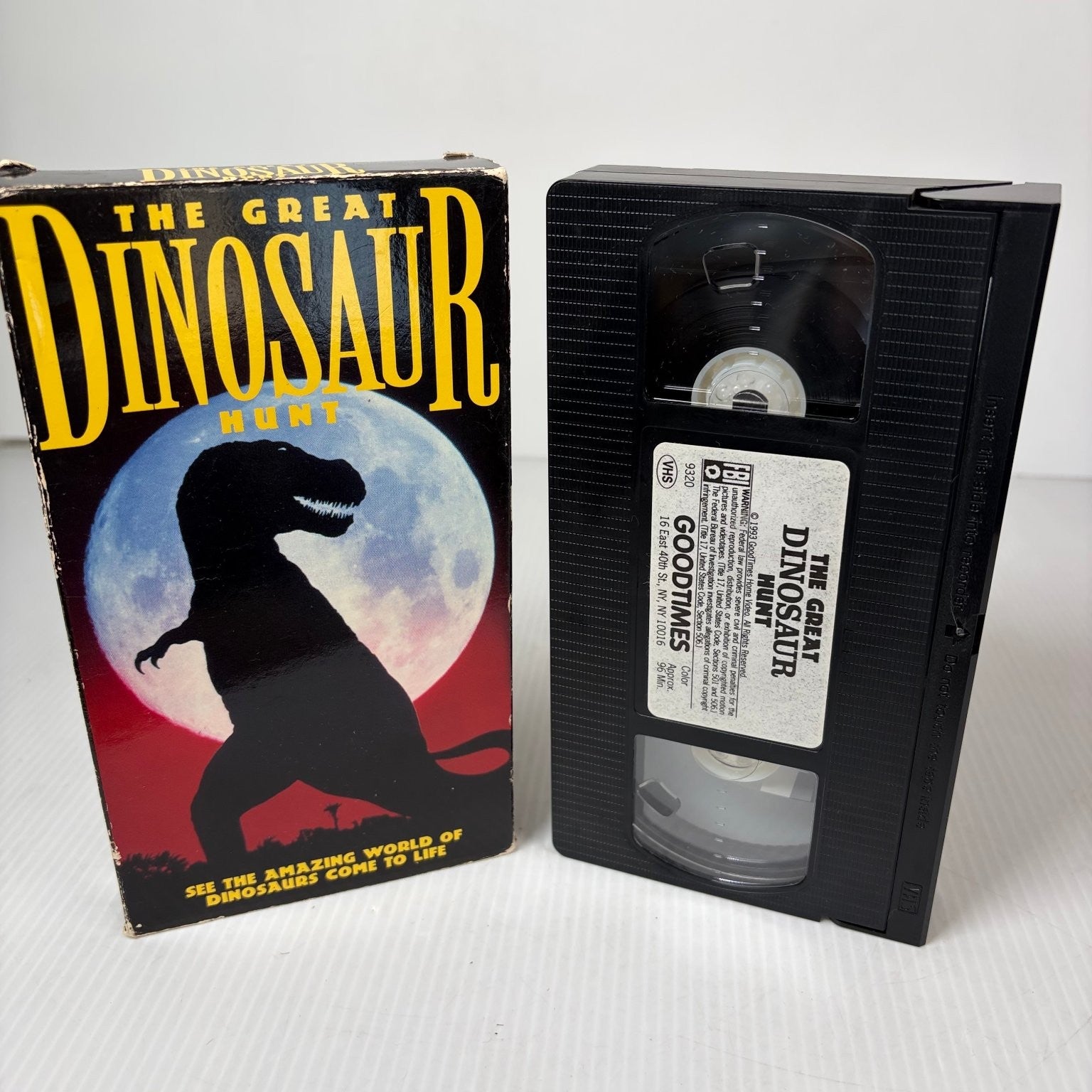 The Great Dinosaur Hunt VHS 1985 Documentary Goodtimes