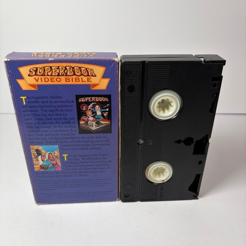 Superbook Video Bible The First Easter VHS 1993 Tyndale Christian Animated