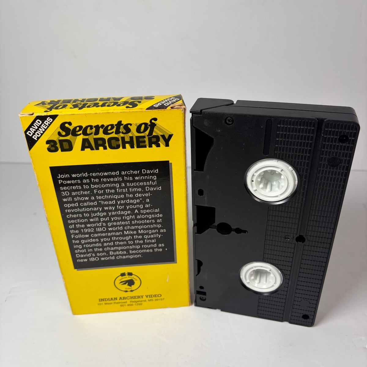 Secrets of 3D Archery VHS 1992 David Powers Instructional Indian Archery Video