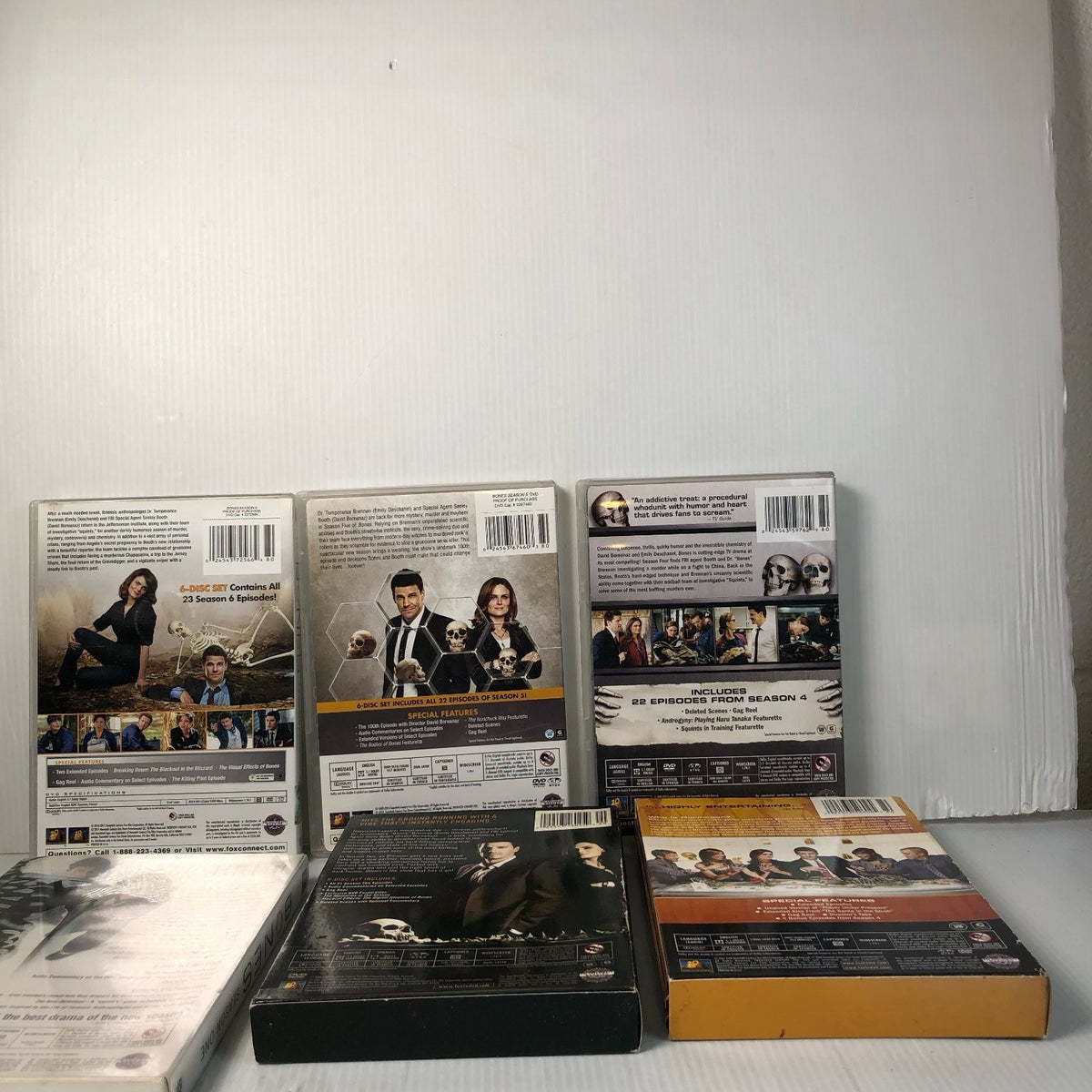 Bones Seasons 1-6 DVD Collection Emily Deschanel David Boreanaz