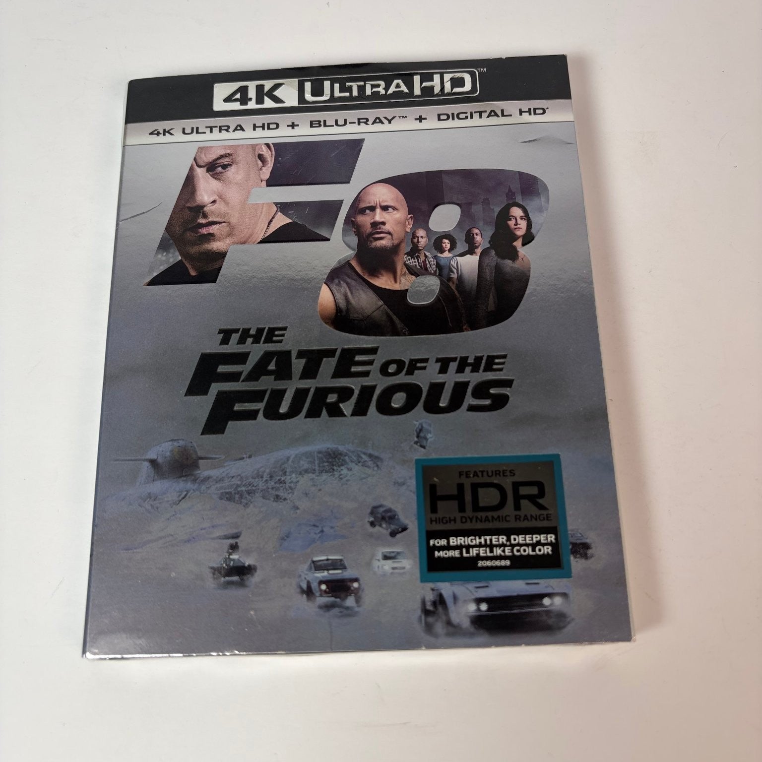 The Fate of the Furious 4K UHD Blu-ray 2017 Vin Diesel Dwayne Johnson HDR