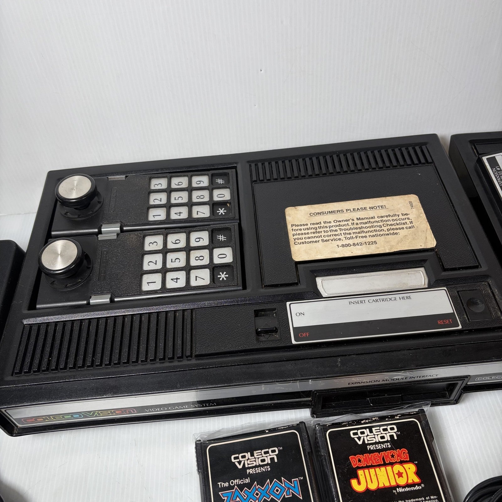 ColecoVision Video Game Console System w/ Atari Adapter & Games Tested & Working