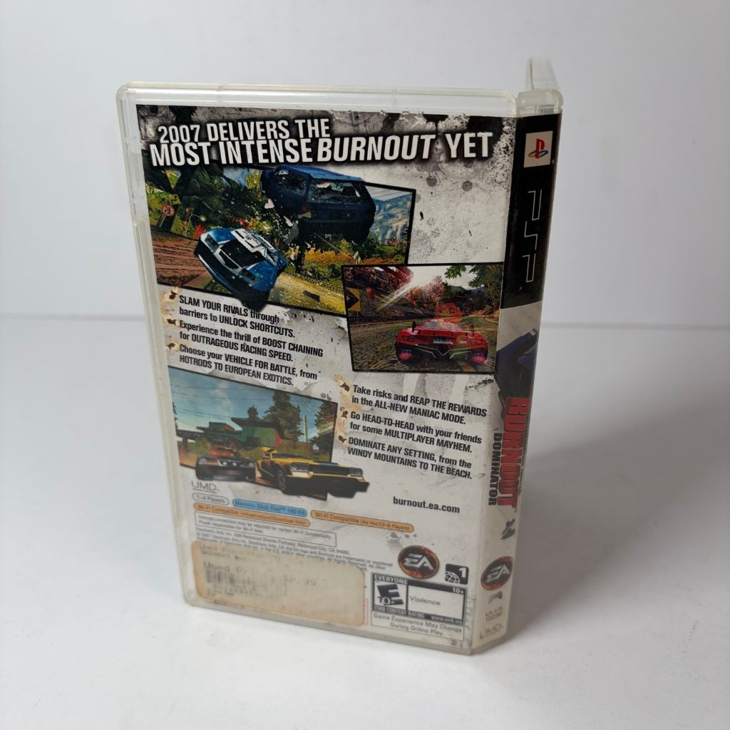 Burnout Dominator Sony PSP 2007 EA Racing Game Complete with Manual CIB