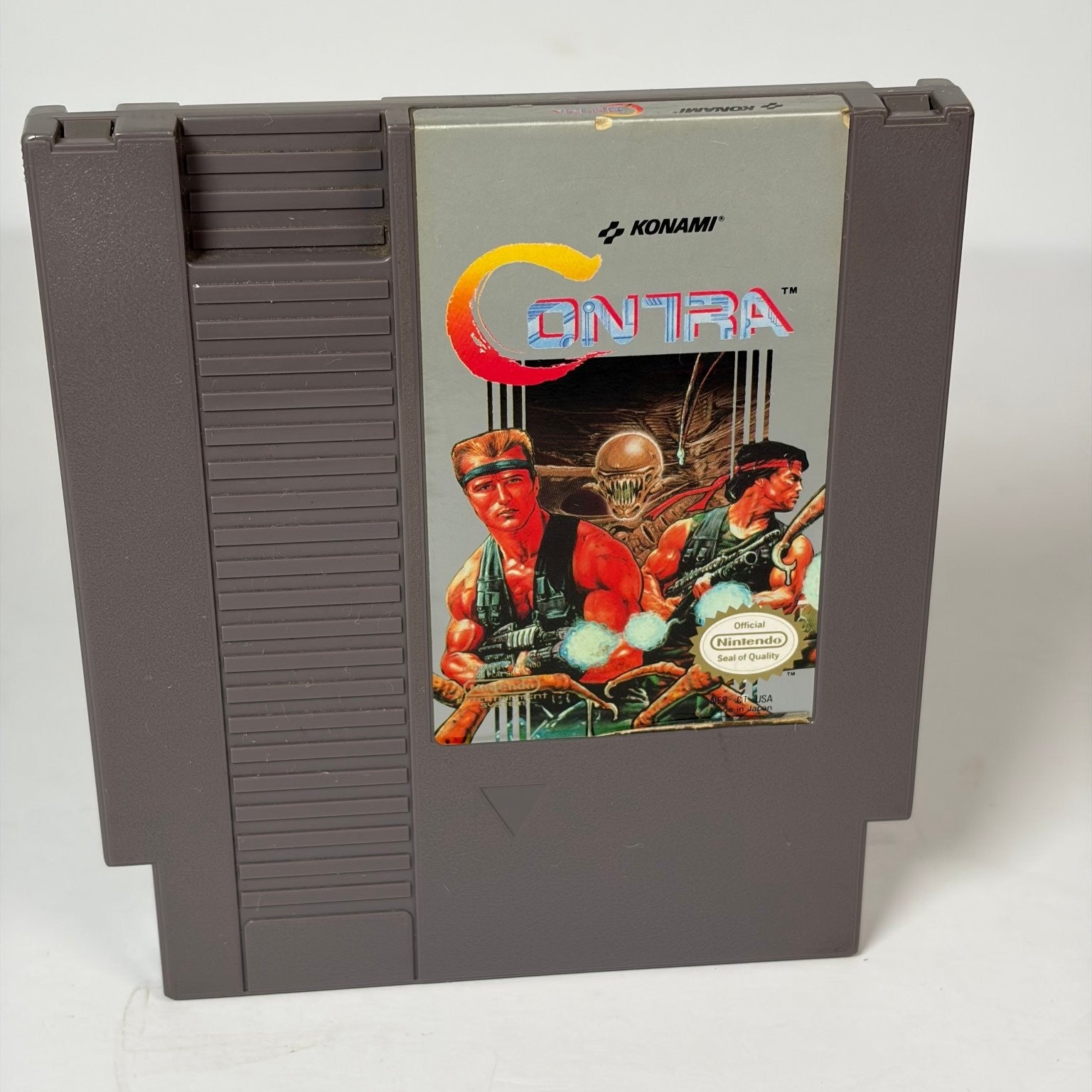 Contra - Nintendo NES (1988) Classic Konami Action Run & Gun Game Cartridge