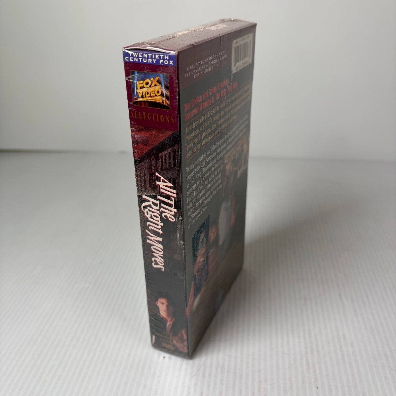 All The Right Moves VHS 1983 Drama Sports Tom Cruise FOX VIDEO SEALED