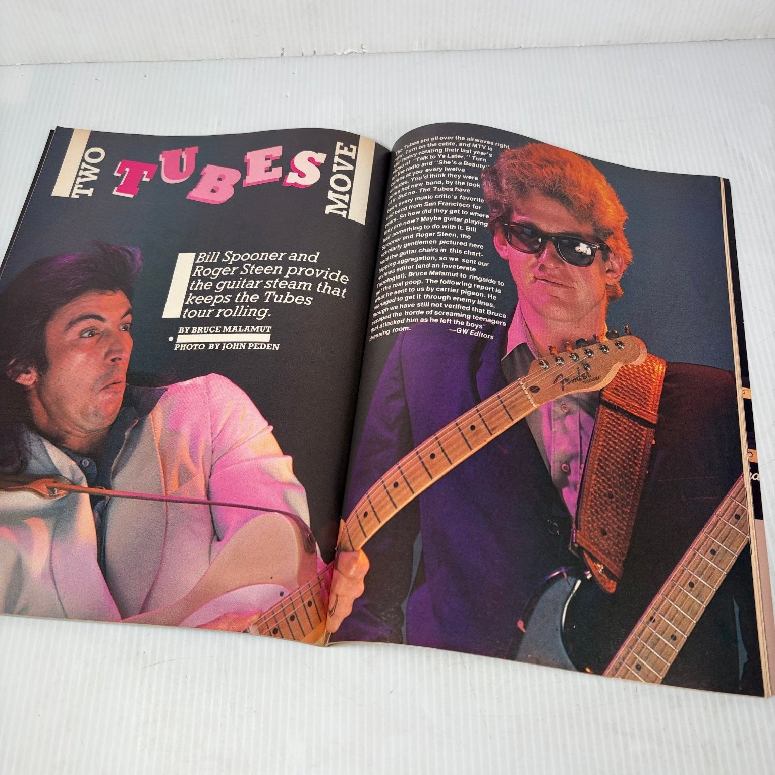 Guitar World November 1983 Pete Townshend The Who Magazine Iron Maiden James