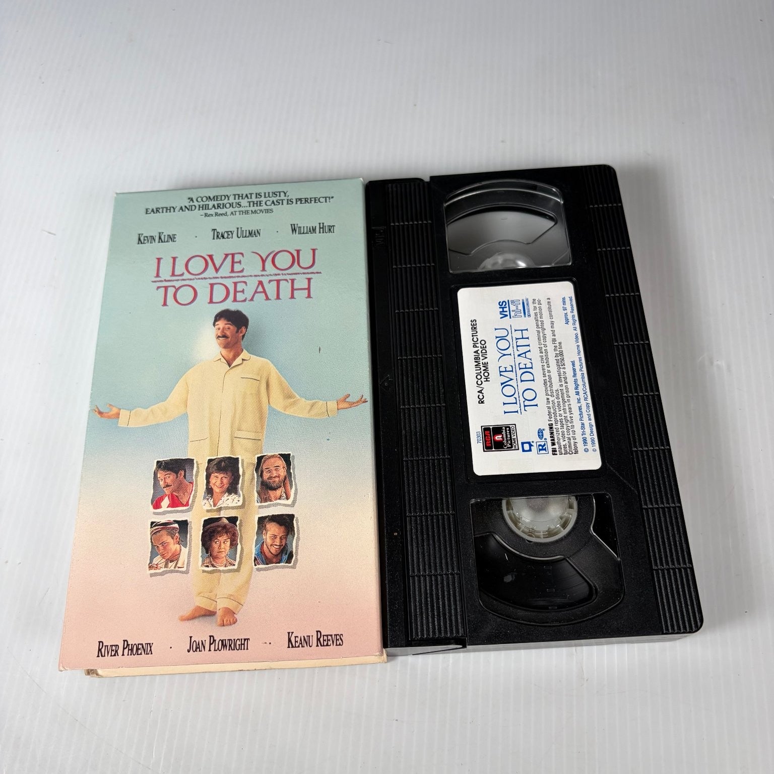 I Love You To Death VHS 1990 Comedy Original Release RCA Columbia