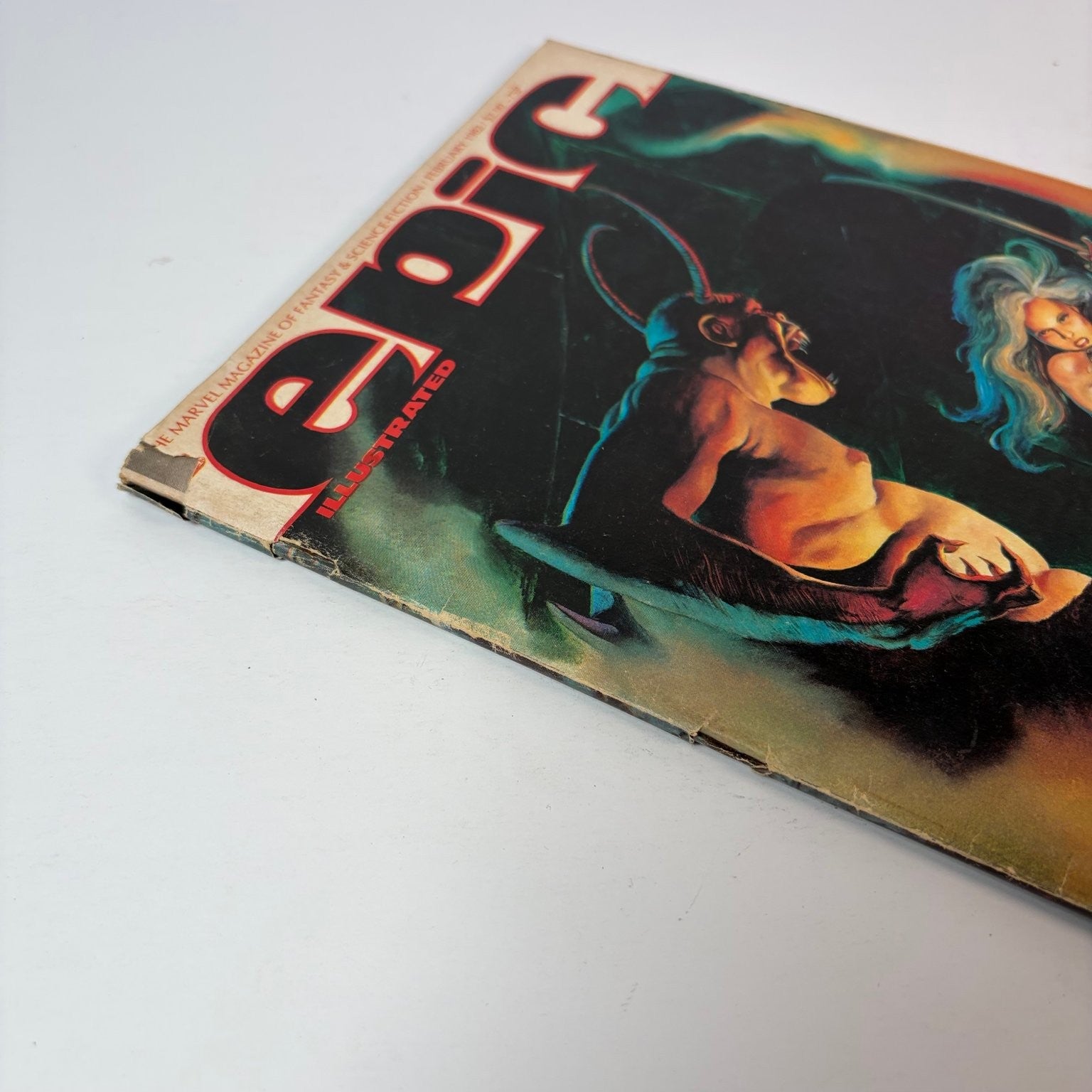 Epic Illustrated Magazine February 1982 Marada The She-Wolf Bolton Art Marvel
