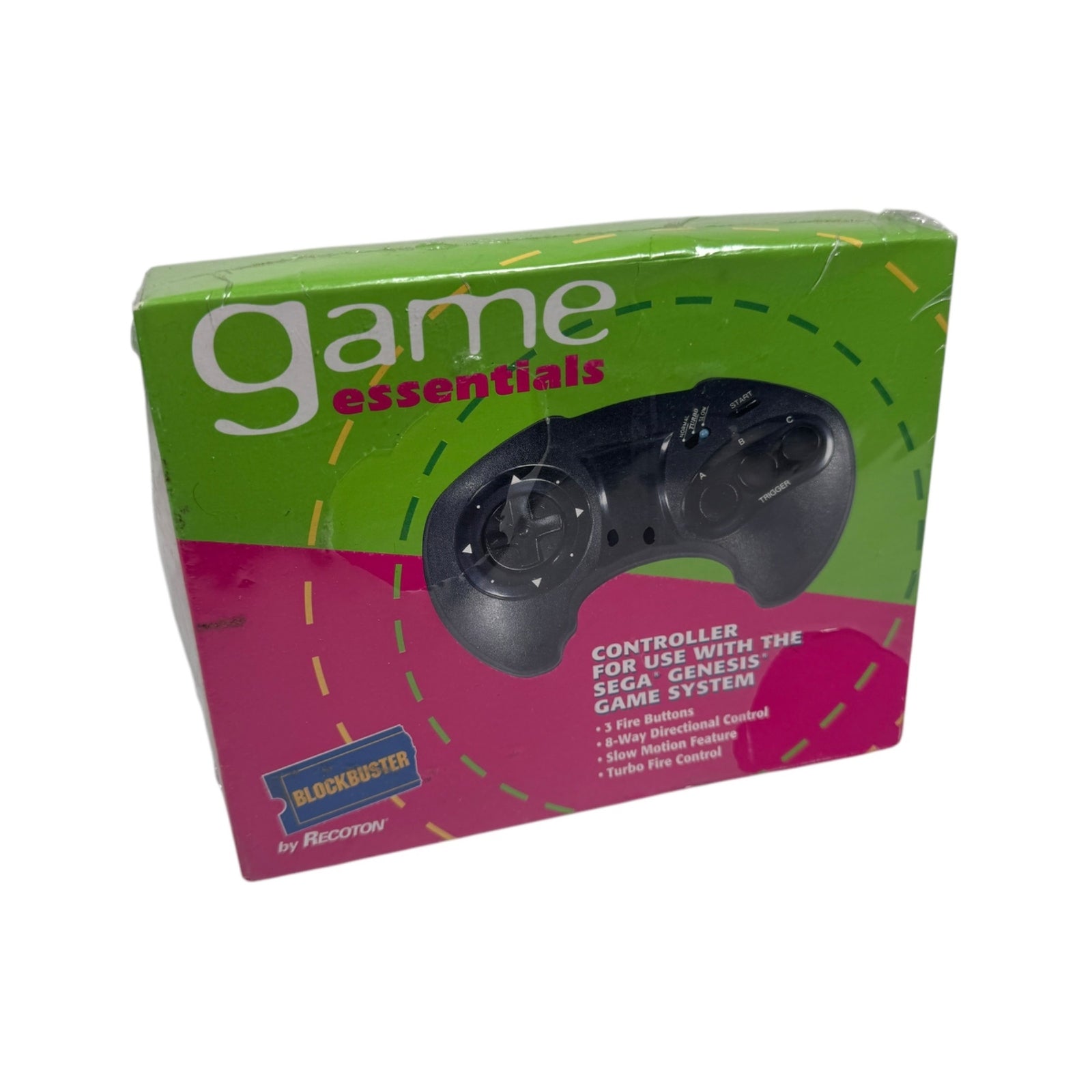 Blockbuster Video Game Essentials Sega Genesis Controller New In Box By Recoton