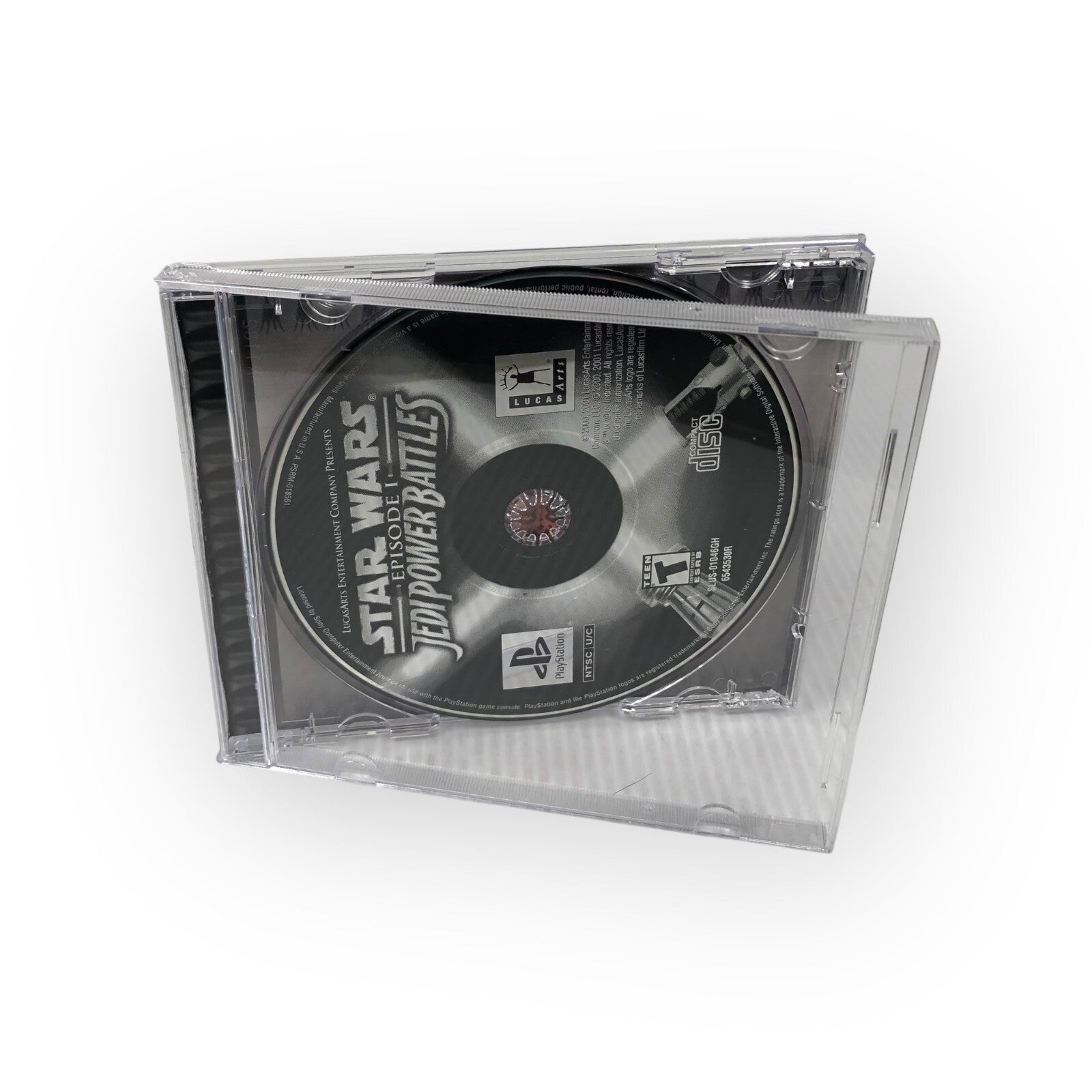 Star Wars Episode I Jedi Power Battles (Sony Playstation 1, 2000) Game & Art