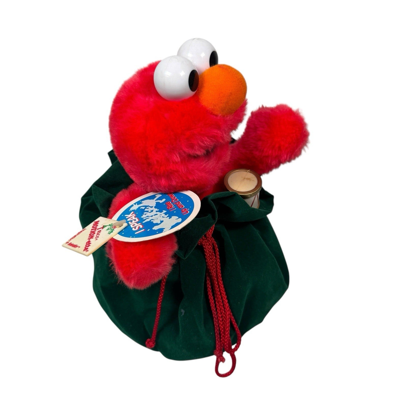 Elmo Sesame Street Animated Christmas Display Figure Telco Tested Working In Box