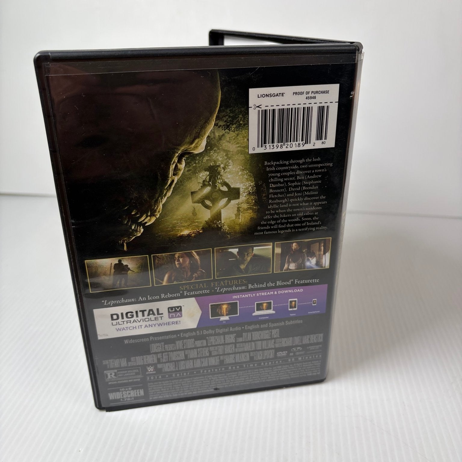 Leprechaun Origins DVD 2014 Hornswoggle Zach Lipovsky Widescreen Horror Film