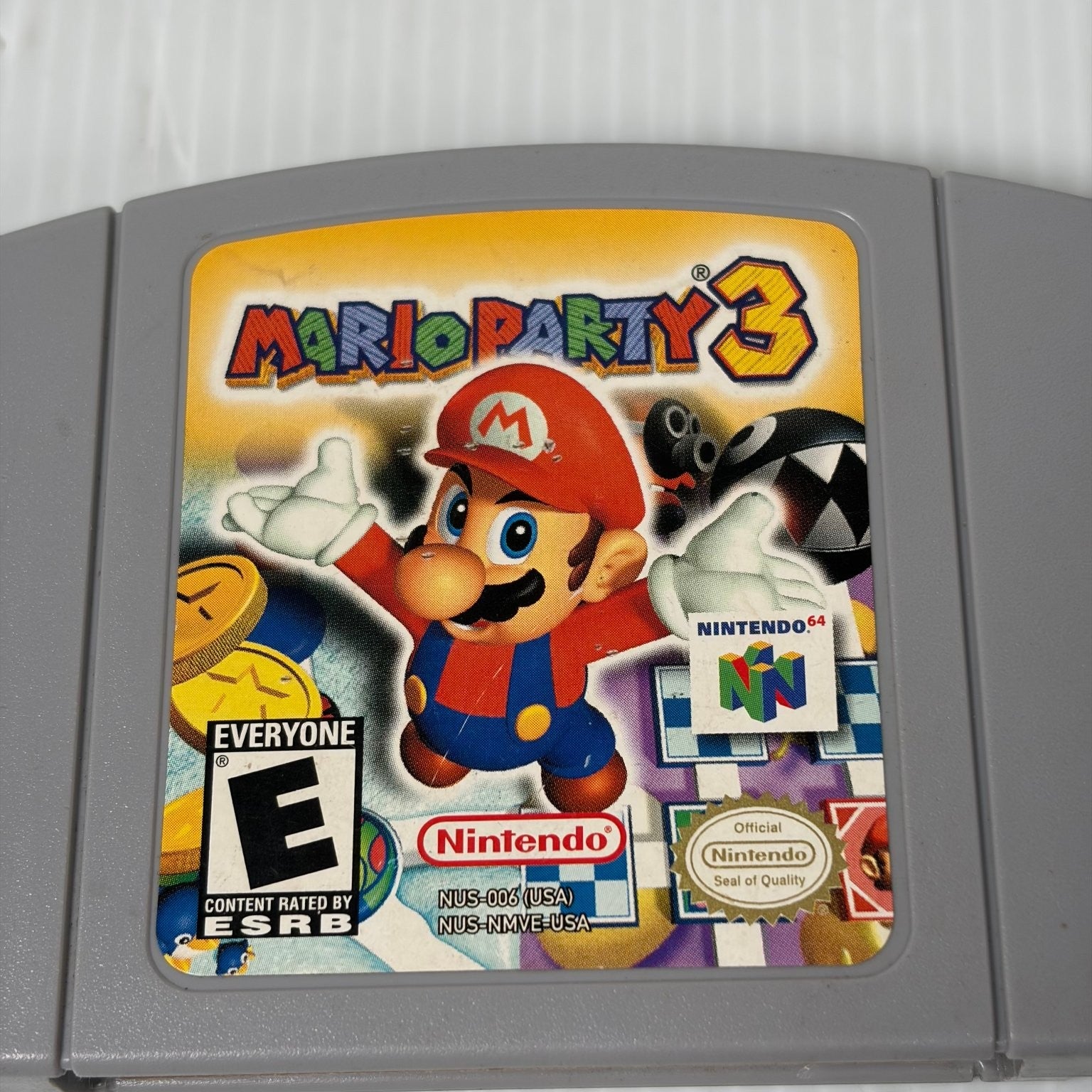 Mario Party 3 Nintendo 64 N64 Video Game Multiplayer Party Authentic Cartridge