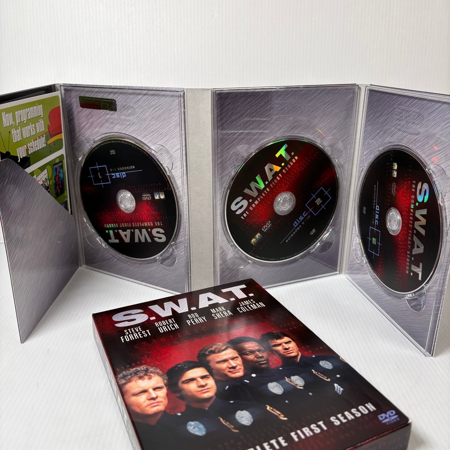 S.W.A.T. The Complete First Season DVD 2003 Collector's Tin Robert Urich