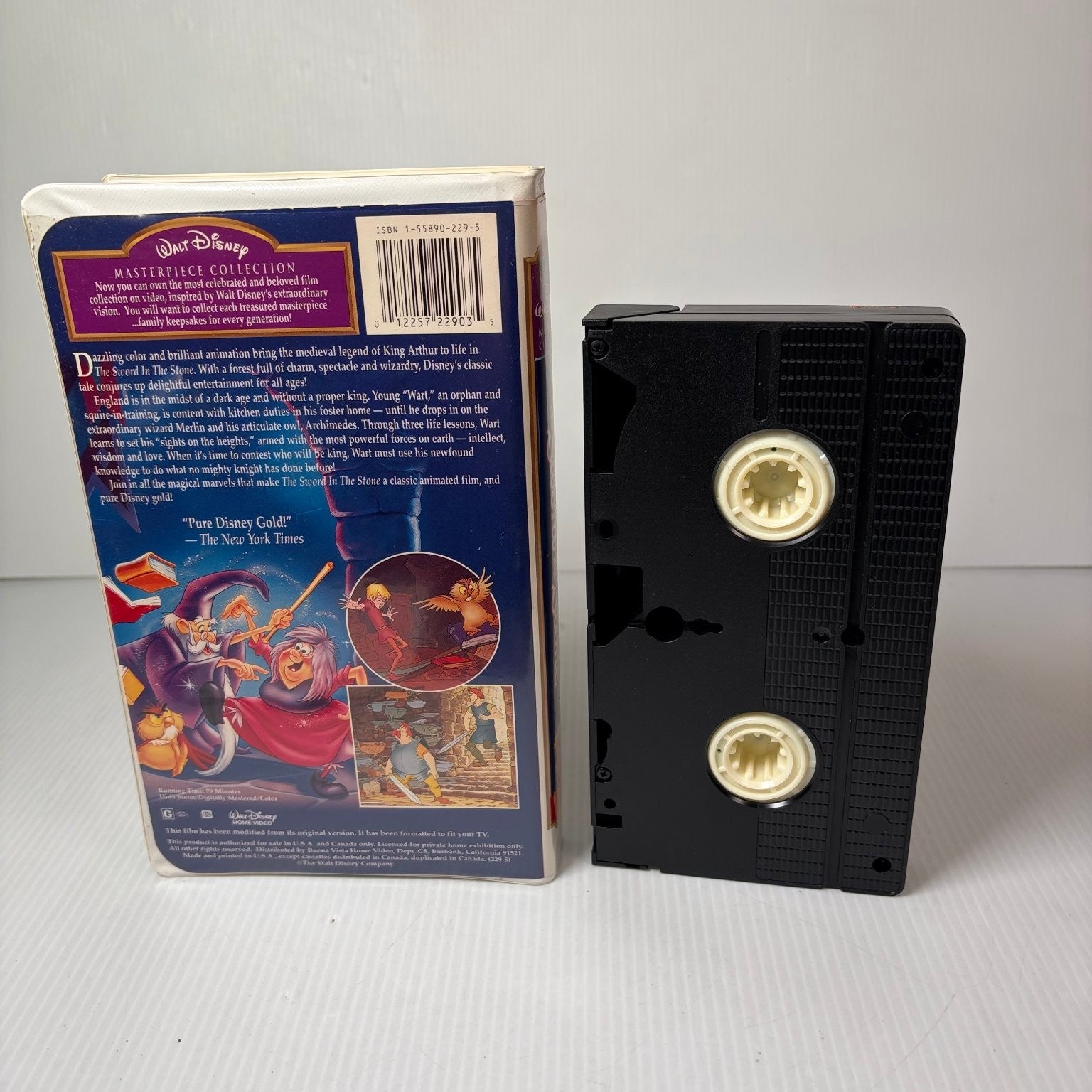 The Sword in the Stone VHS 1994 Animation Fantasy Disney Masterpiece