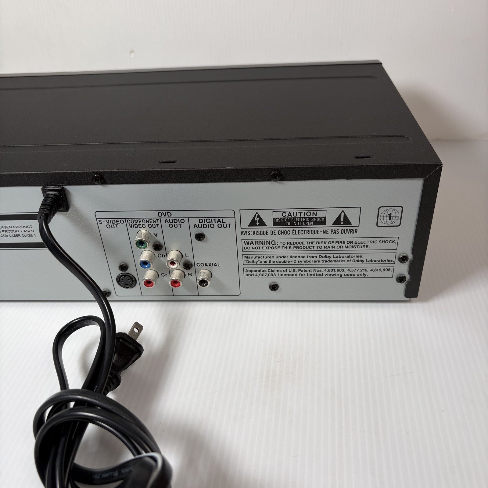Symphonic WF805 VCR/DVD Combo Player VHS Hi-Fi 4 Head Recorder MP3 Dolby Digital
