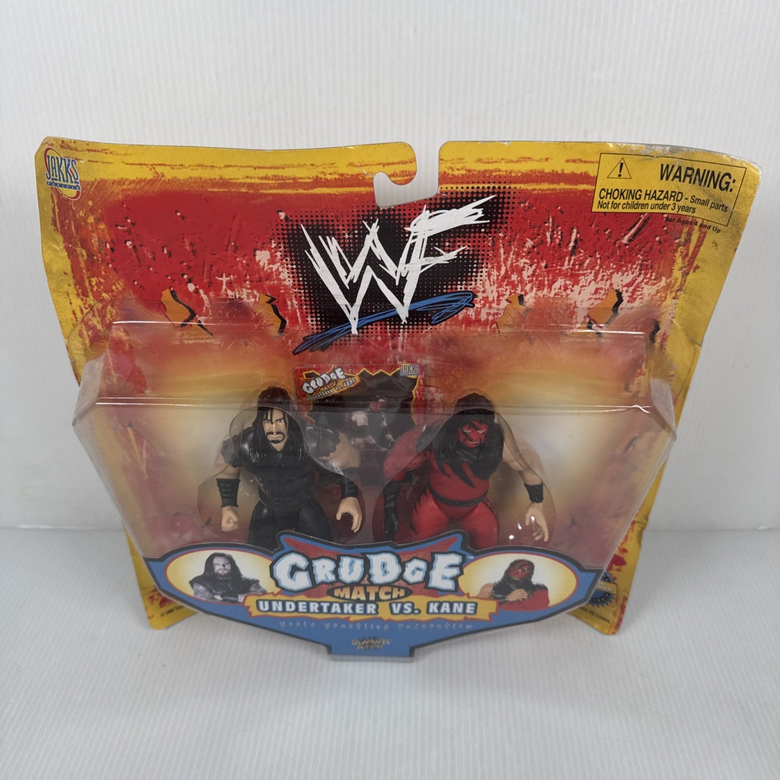 1998 Jakks WWF Grudge Match UNDERTAKER vs KANE action figure 2-PACK
