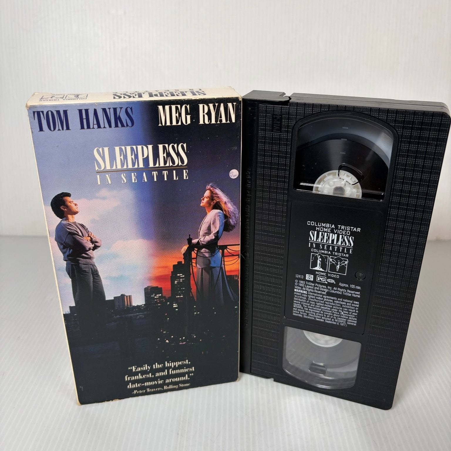 Sleepless in Seattle VHS 1993 Romantic Comedy Columbia Tristar Tom Hanks