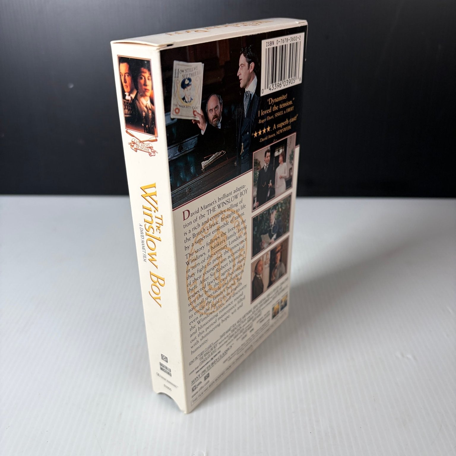 The Winslow Boy VHS 1999 Drama Original Release Sony Pictures Classics