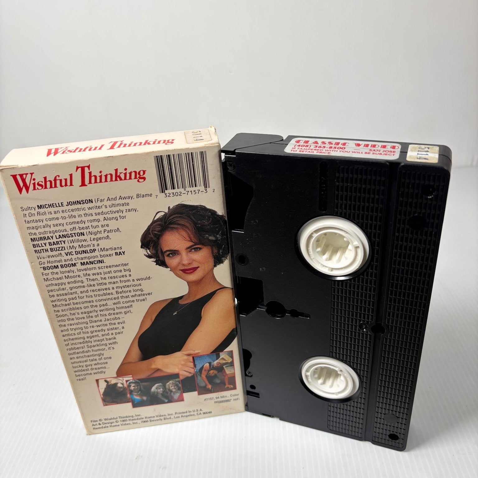 Wishful Thinking VHS 1990 Comedy Romance Tumbleweed Entertainment