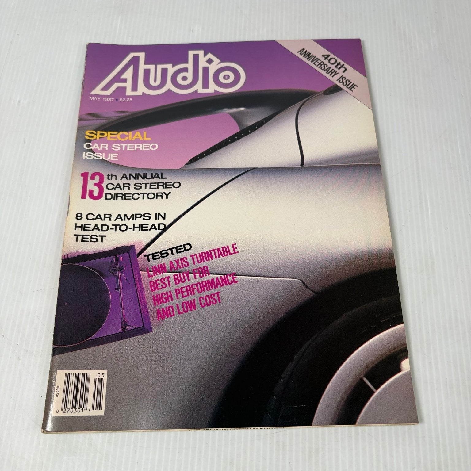 Audio Magazine May 1987 40th Anniversary Special Car Stereo Issue