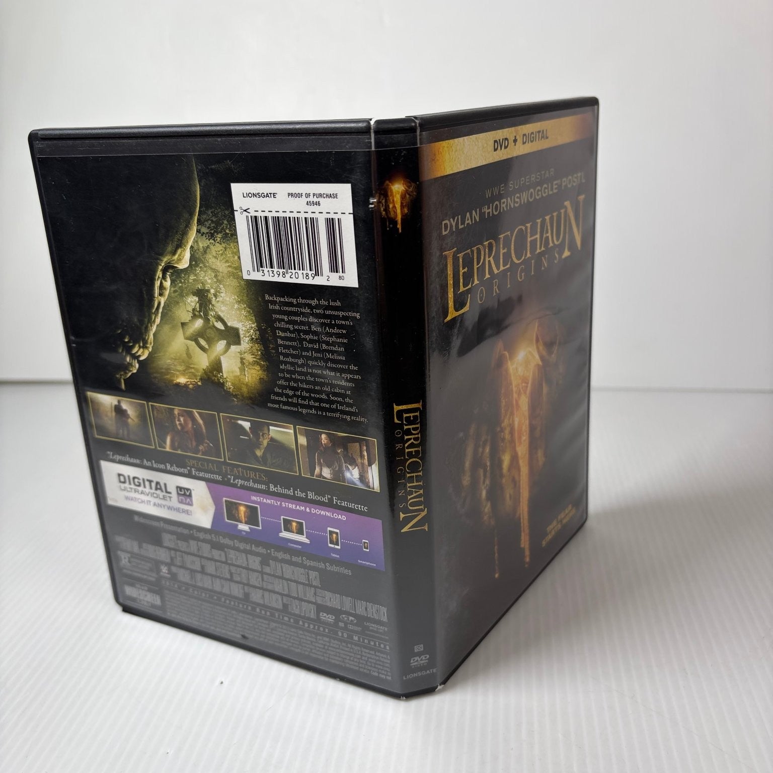 Leprechaun Origins DVD 2014 Hornswoggle Zach Lipovsky Widescreen Horror Film
