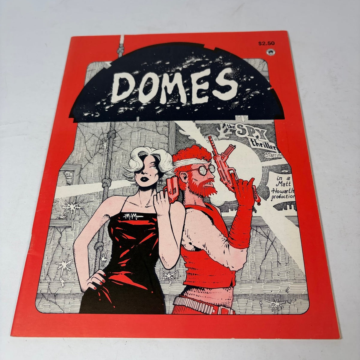 Domes Matt Howarth Spy Thriller Graphic Novel Piranha Press Comic Book